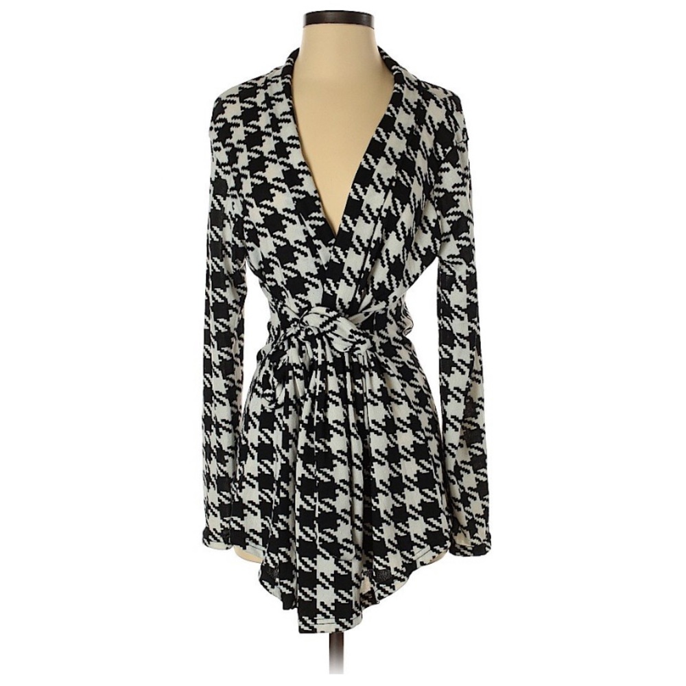 Houndstooth Cardigan